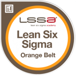Lean Six Sigma Orange Belt logo