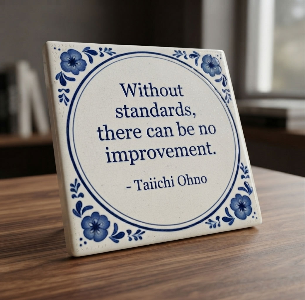 without standards there can be no improvement